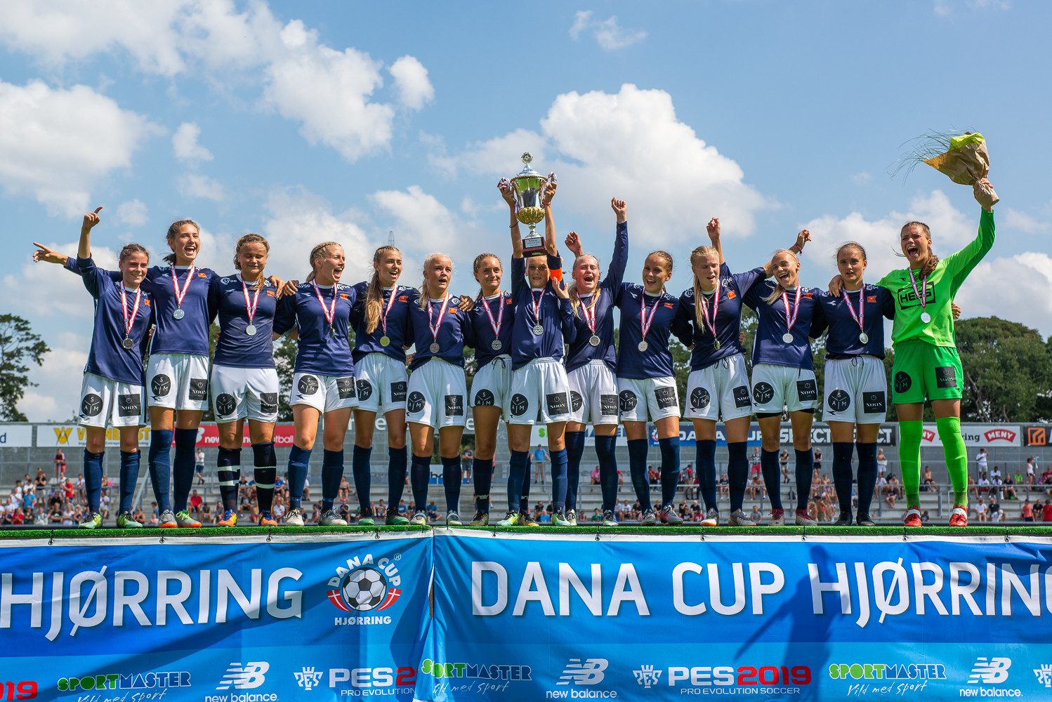 Dana Cup - winning girls - Road to Sport