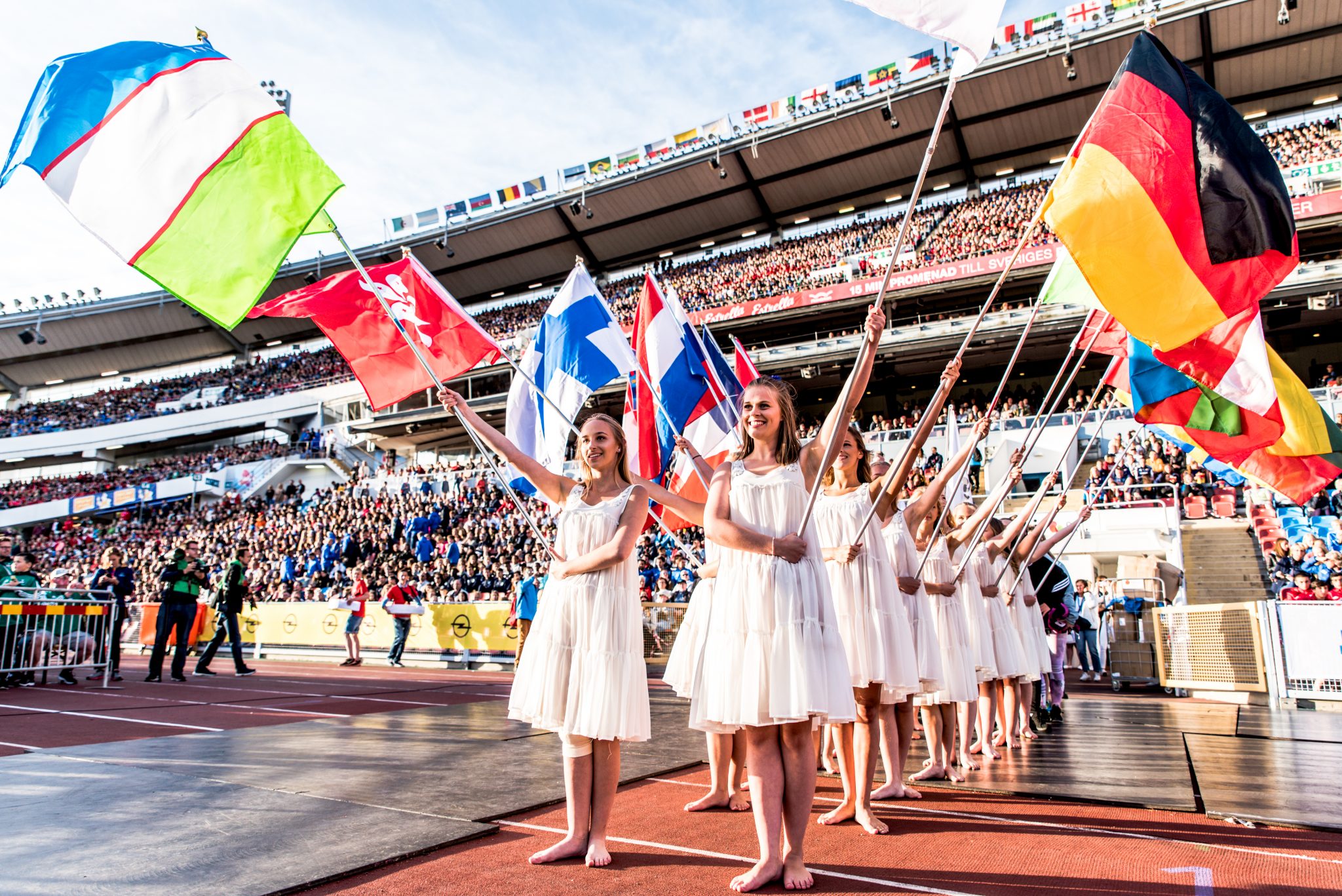 Gothia Cup - flags of countries - Road to Sport